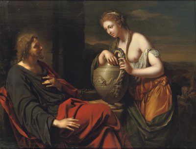Christus en de Samaritaanse Vrouw door Adriaan van der Werff