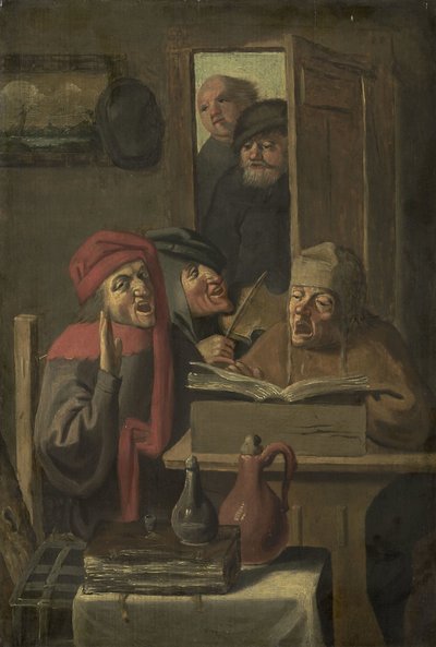 Muzikale Gezelschap door Adriaen Brouwer (manner of)