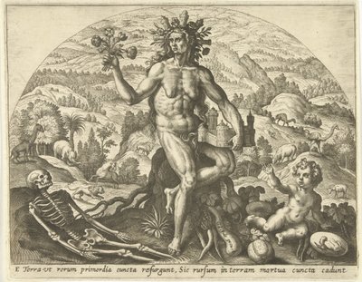 Aarde door Adriaen Collaert