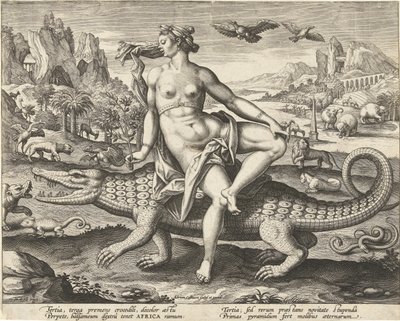 Afrika door Adriaen Collaert