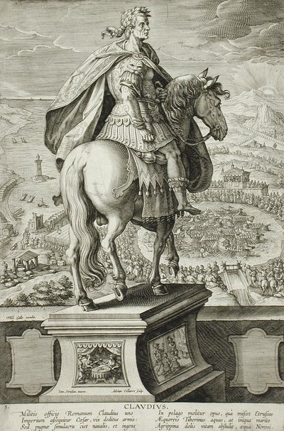 Claudius door Adriaen Collaert
