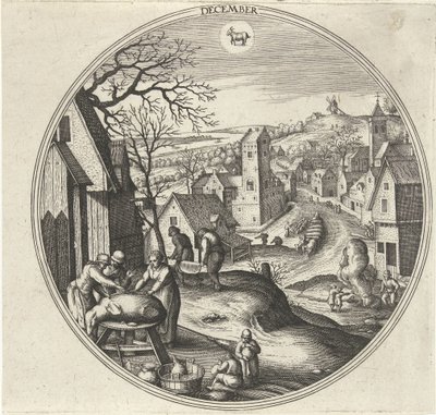 December door Adriaen Collaert