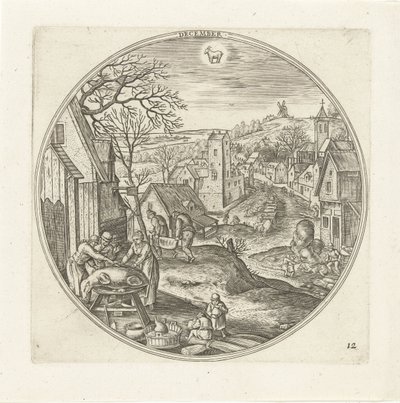 December door Adriaen Collaert
