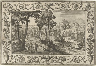 Emmaüsgangers door Adriaen Collaert