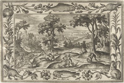 Hazenjacht door Adriaen Collaert