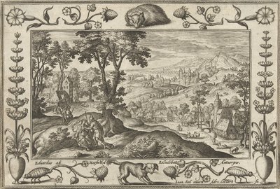 Juda en Tamar door Adriaen Collaert