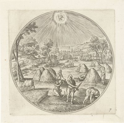 Juli door Adriaen Collaert