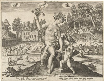 Lente door Adriaen Collaert