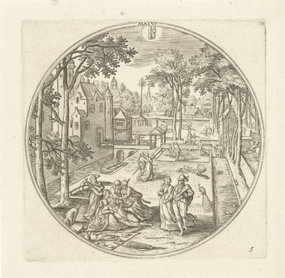 Mei door Adriaen Collaert