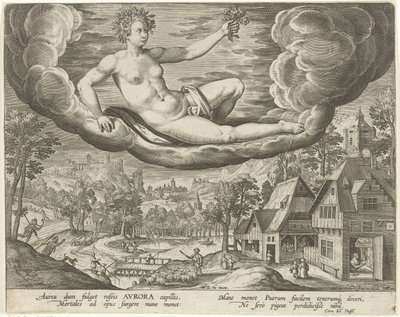 Ochtend door Adriaen Collaert