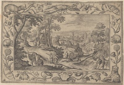 Het uitzenden van de apostelen door Adriaen Collaert