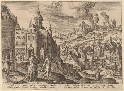 De Gelijkenis van het Koninkrijk der Hemelen door Adriaen Collaert after Hans Bol