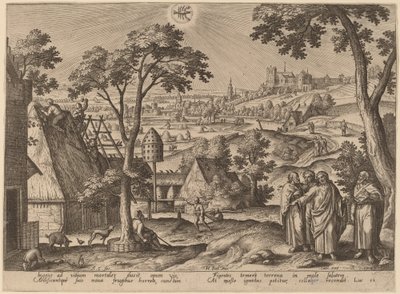 De Gelijkenis van de Rijke Dwaas door Adriaen Collaert after Hans Bol