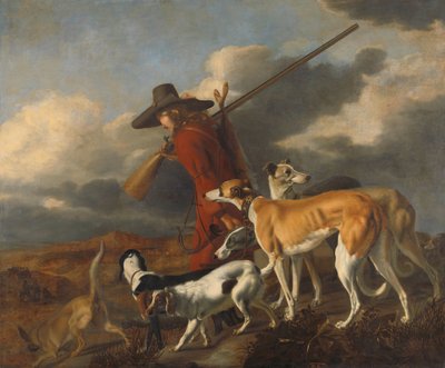 De jager door Adriaen Cornelisz Beeldemaker