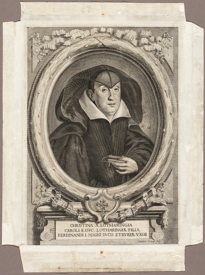 Christina van Lotharingen door Adriaen Haelwegh