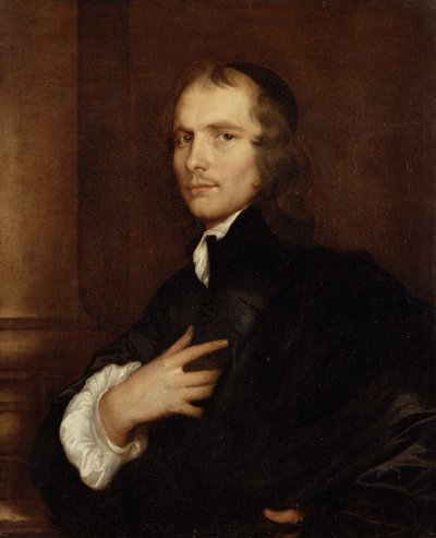 Portret van een Man (voorheen Andrew Marvell genoemd) door Adriaen Hanneman