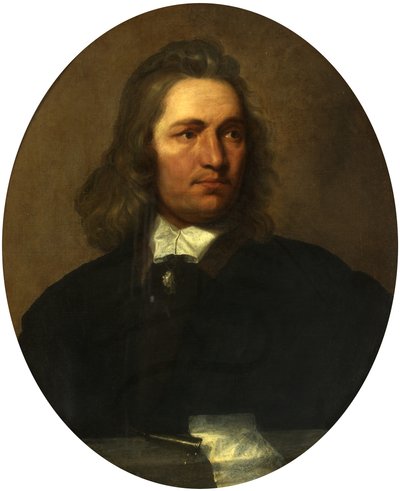 Portret van een Man door Adriaen Hanneman