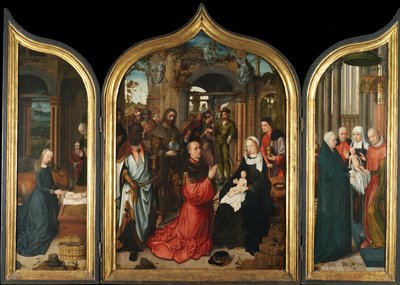 Drieluik, c.1510-12 door Adriaen Isenbrandt or Isenbrant