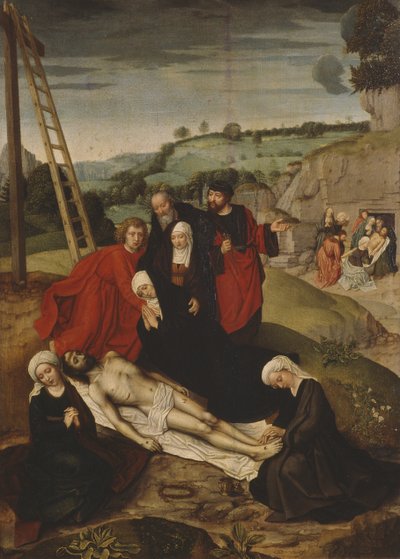 De Bewening van Christus door Adriaen Isenbrandt or Isenbrant