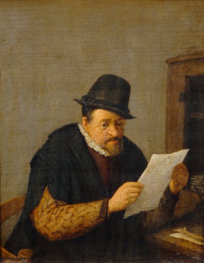 Lezen ... door Adriaen Jansz. van Ostade