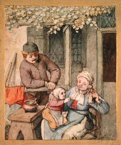 Het Kind en de Pop door Adriaen Jansz. van Ostade