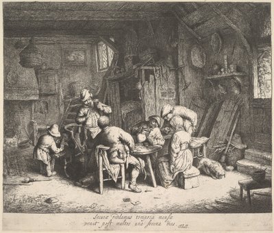 De Smaak, 1610-85 door Adriaen Jansz. van Ostade