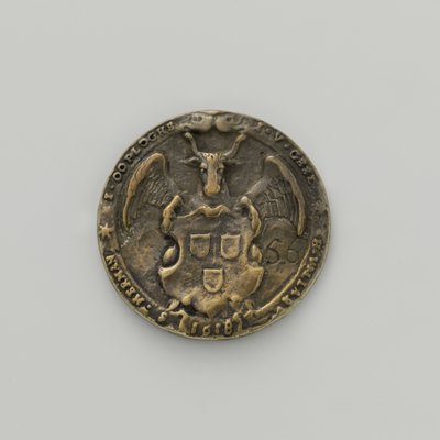 Gilde van Sint Lucas token uit Middelburg door Adriaen Pietersz van de (after) Venne