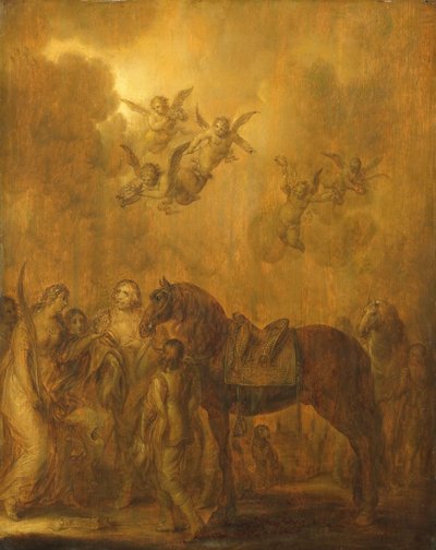 Allegorie op het stadhouderschap van Prins Frederik Hendrik door Adriaen Pietersz van de Venne
