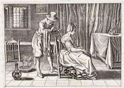 Toepassing van bloedzuigers, illustratie uit 