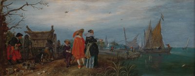 Herfst (gesprek) door Adriaen Pietersz van de Venne