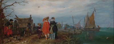 Herfst (Gesprek) door Adriaen Pietersz van de Venne