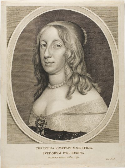 Koningin Christina van Zweden door Adriaen Pietersz. van de Venne