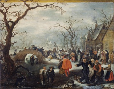 Vastenavond op het platteland door Adriaen Pietersz van de Venne