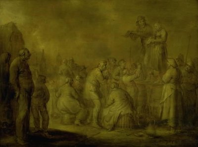 Straatzangers door Adriaen Pietersz. van de Venne