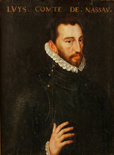 Portret van graaf Lodewijk van Nassau door Adriaen Thomasz Key