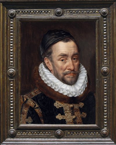 Willem de Zwijger (Willem I, Prins van Oranje) - Portret van Willem I van Oranje-Nassau Prins van Oranje (Willem van Oranje (1533-1584). Willem van Nassau, Prins van Oranje, bekend als Willem de Zwijger, stichter van het huis Oranje-Nassau door Adriaen Thomasz Key