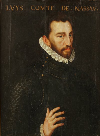 Graaf Lodewijk van Nassau 1538-1574, ca. 1571-1572 door Adriaen Tomasz Key