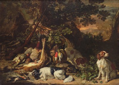 Beloningen van de Jacht door Adriaen de Gryef