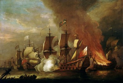 Een actie van de Engelse opvolging, laat 17e eeuw door Adriaen van Diest