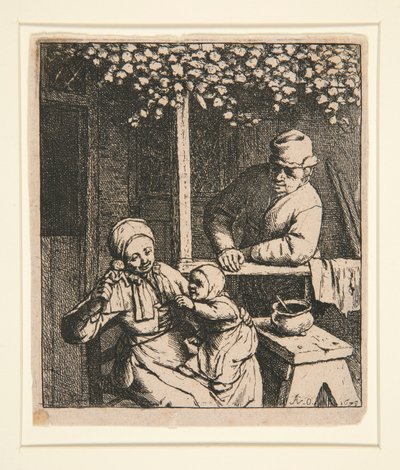 De gewenste pop door Adriaen van Ostade