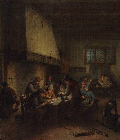 Taveernescène door Adriaen van Ostade