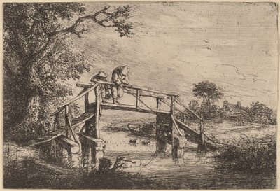 De visser door Adriaen van Ostade