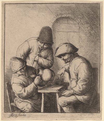 De lege kruik door Adriaen van Ostade
