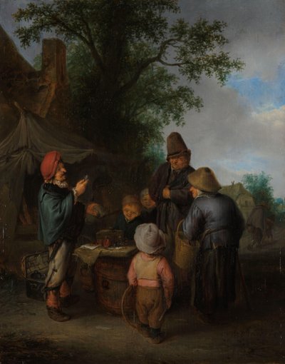 De Kwakzalver door Adriaen van Ostade