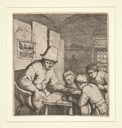 De schoolmeester door Adriaen van Ostade