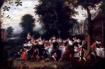 Fete Champetre door Adriaen van Stalbemt