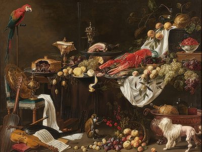 Banketstilleven door Adriaen van Utrecht
