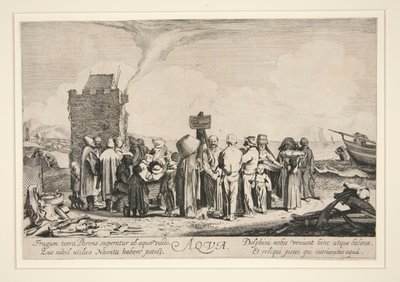Aqua, uit de set van De vier elementen door Adriaen van de Velde