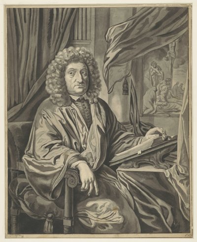 Portret van Johannes Roos door Adriaen van der Werff