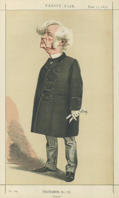 Samuel Morley (kleurenlitho) door Adriano Cecioni